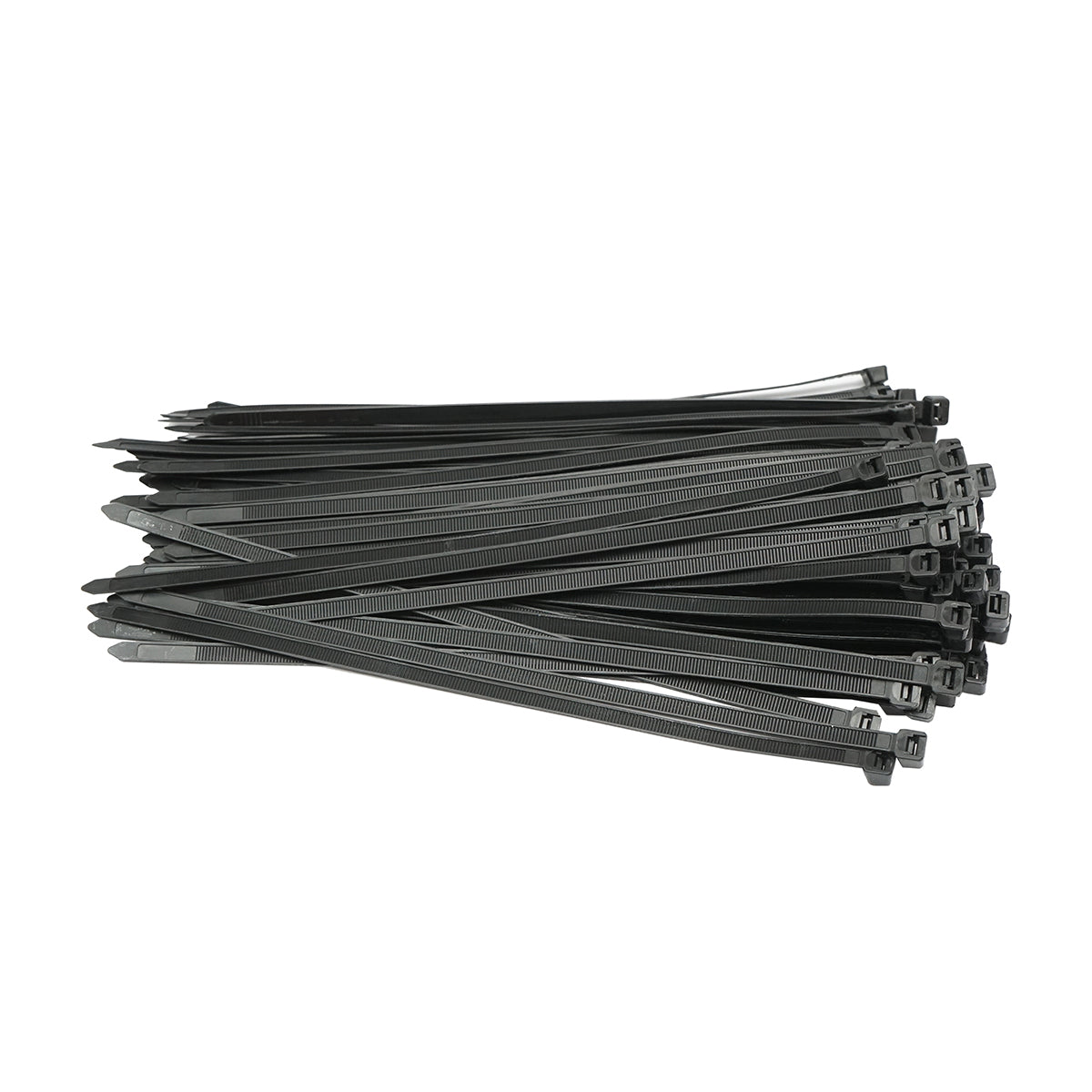 Facet, plastic collar 7.5x300mm, black, set of 100 pieces Breckner Germany